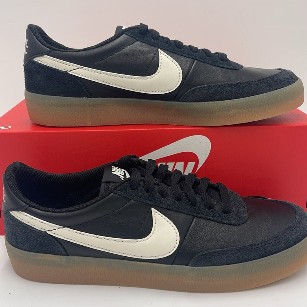 Nike WMNS Black Leather Sneakers with White Swoosh Nike Killshot 2
FZ5630-001